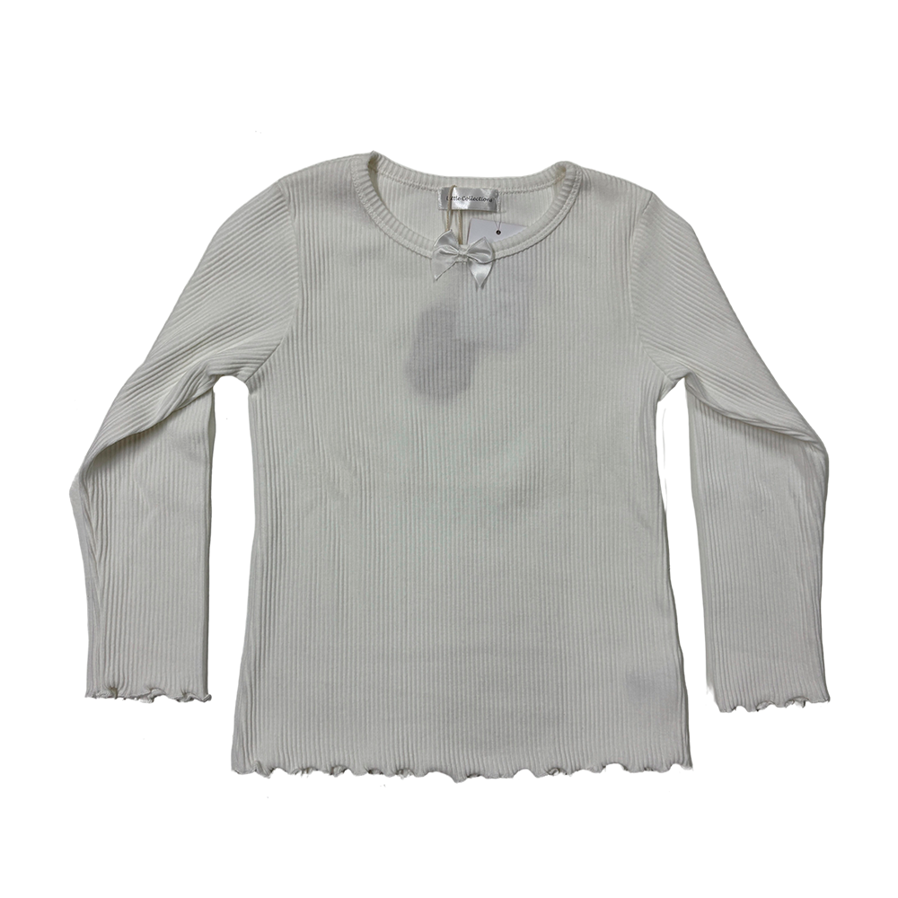 Camiseta rayada con moño