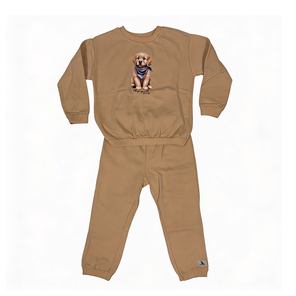 Conjunto canguro perrito con friza