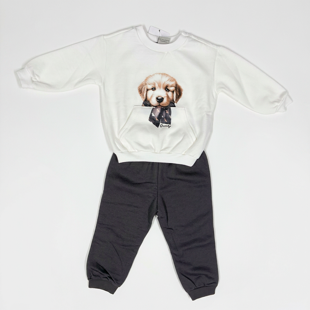 Conjunto perrito con friza