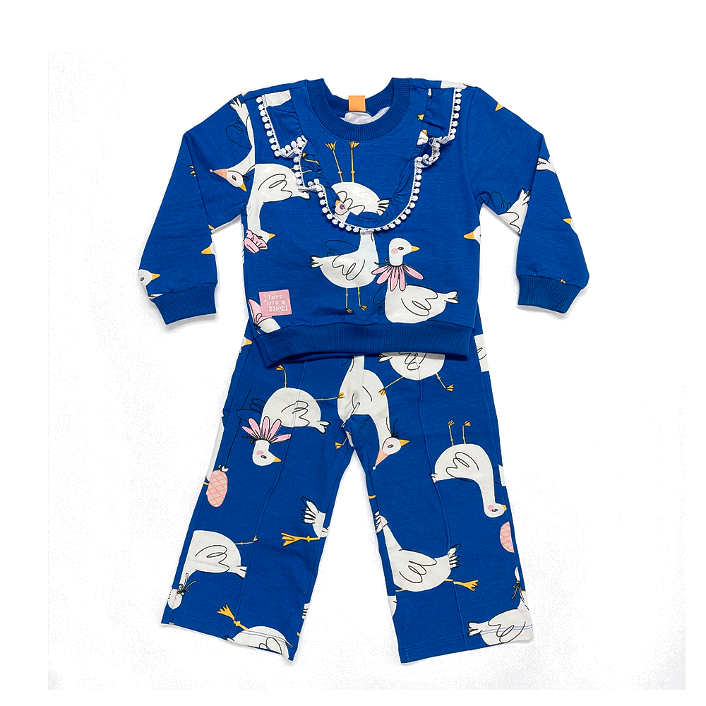 Conjunto patitos con friza