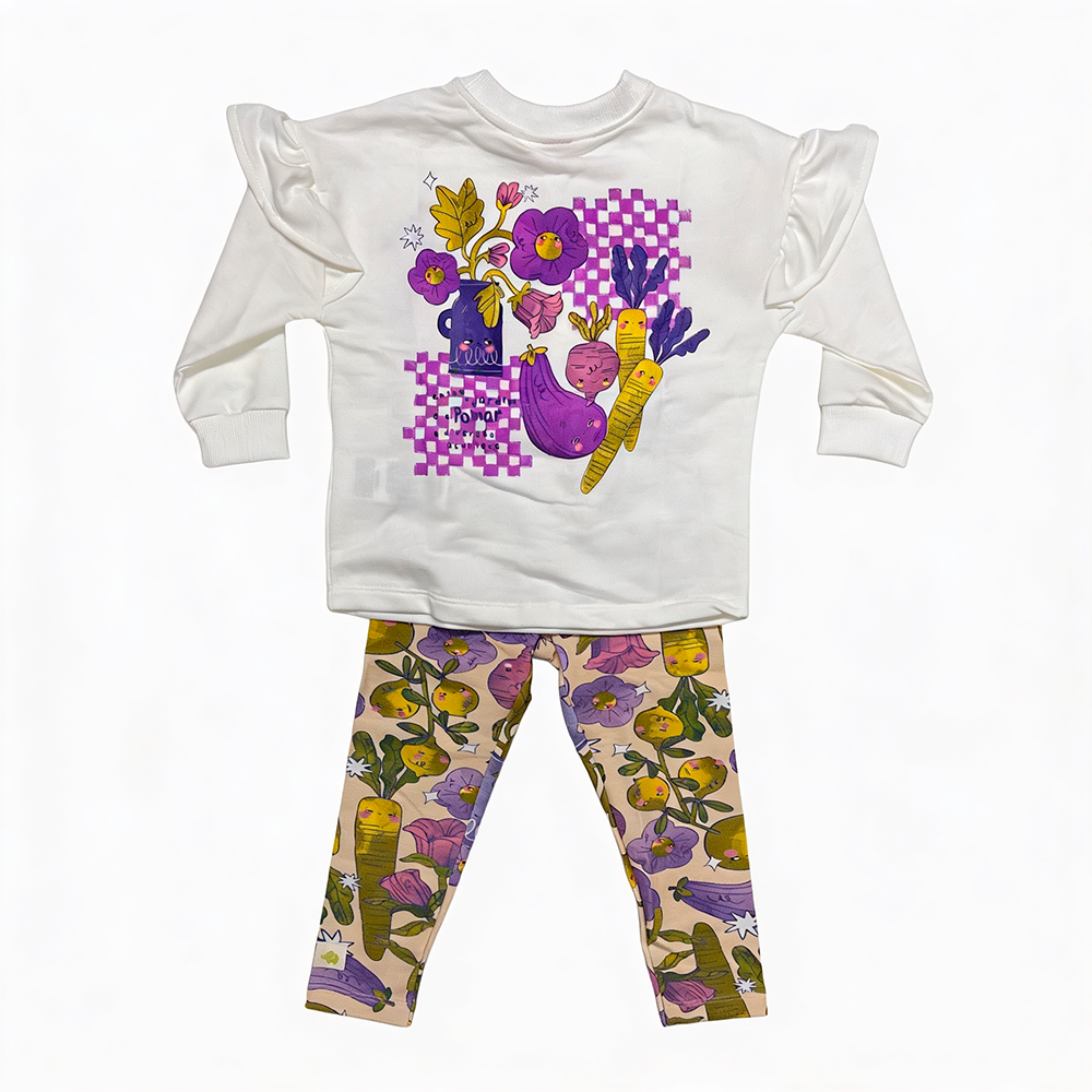 Conjunto floreado
