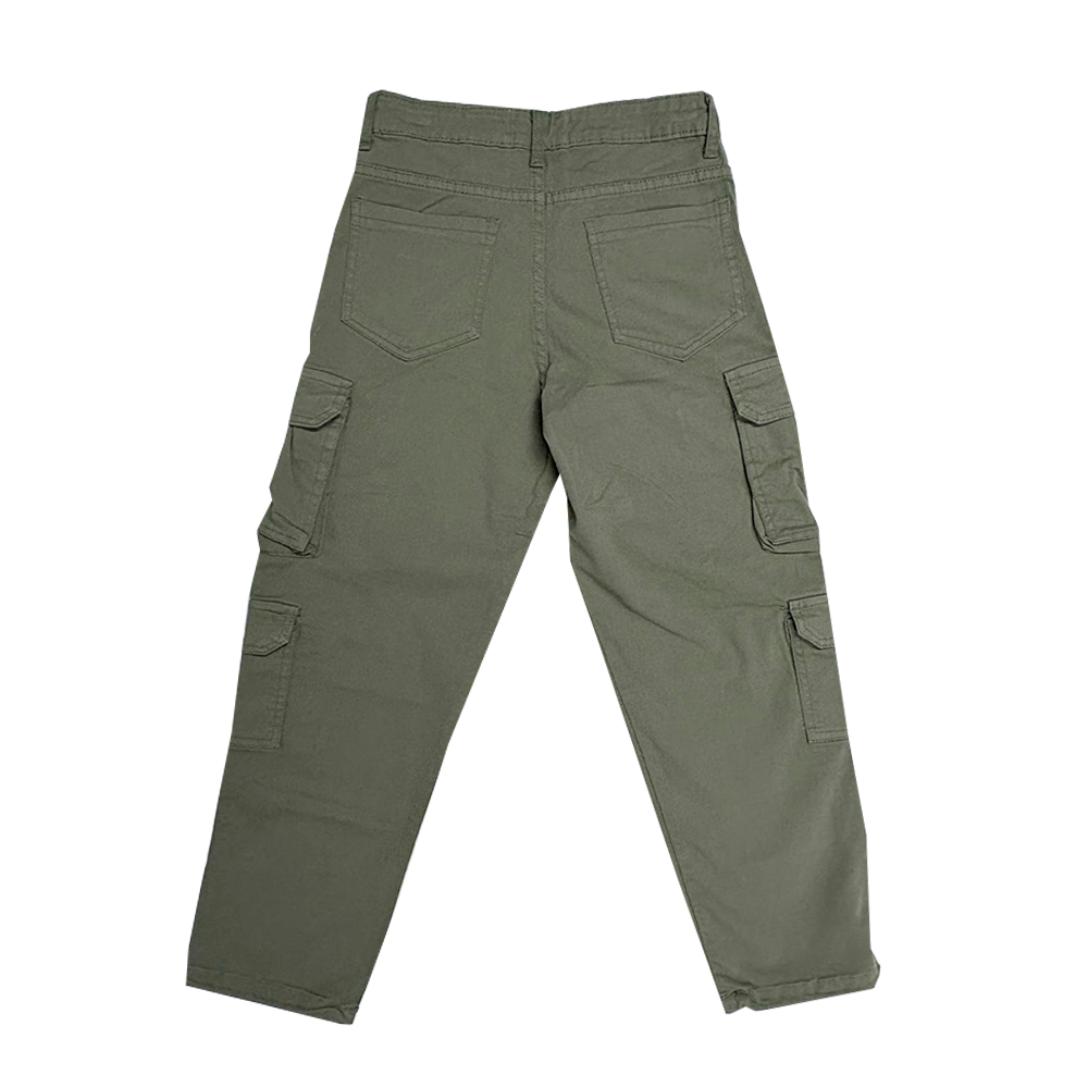Pantalón cargo de gabardina