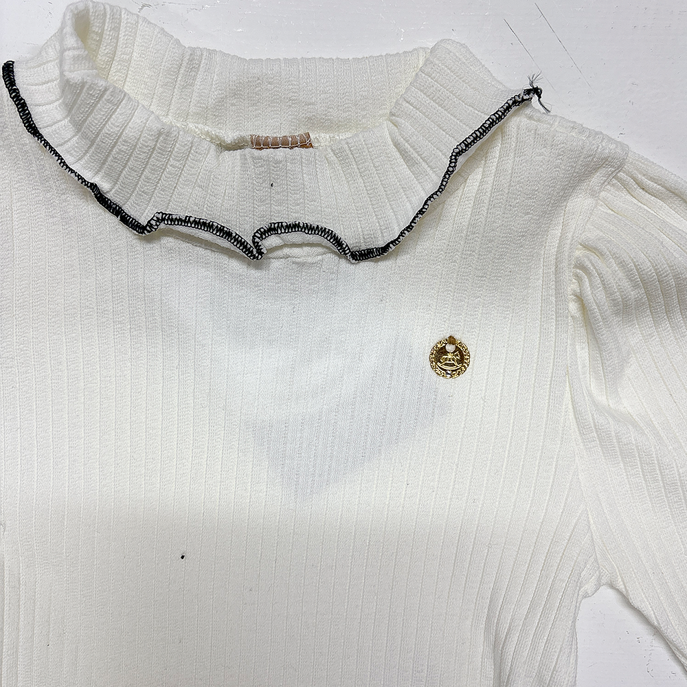 Conjunto blusa y short de pana forrado
