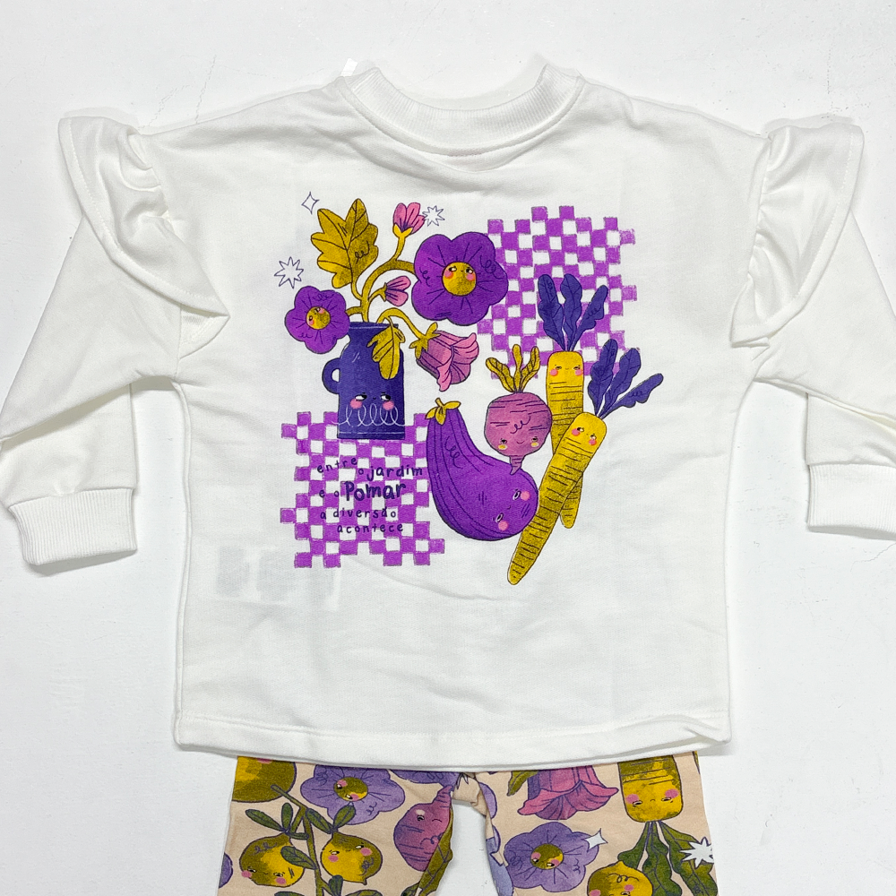 Conjunto floreado