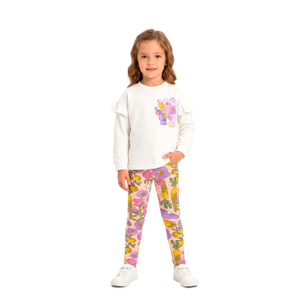 Conjunto floreado